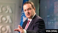 Ministar spoljnih poslova Srbije Ivica Dačić, Foto: VOA