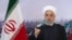 In this photo released by the official website of the office of the Iranian Presidency, President Hassan Rouhani addresses the nation in a televised speech in Tehran, Iran, Wednesday, Feb. 10, 2021. Rouhani said the West has no way except reaching…