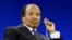 FILE - Cameroon President Paul Biya attends the Paris Peace Forum, France, November 12, 2019. Cameroon’s opposition says it is not intimidated by threats from officials who are warning them to stop saying negative things about President Biya.  