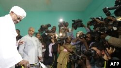 Le président soudanais Omar el-Béchir à Khartoum le 13 avril 2015.