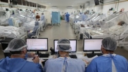Intensive Care Unit treating COVID-19 coronavirus patients in the Gilberto Novaes Hospital in Manaus on May 20, 2020.