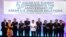 Leaders from left to right, Malaysia's Prime Minister Najib Razak, Myanmar's State Councellor and Foreign Minister Aung San Suu Kyi, Thailand's Prime Minister Prayut Chan-ocha, Vietnam's Prime Minister Nguyen Xuan Phuc, U.S. President Donald Trump, Philippine President Rodrigo Duterte, Singapore's Prime Minister Lee Hsien Loong, Brunei's Sultan Hassanal Bolkiah, Cambodia's Prime Minister Hun Sen, Indonesia's President Joko Widodo and Laos Prime Minister Thongloun Sisoulith, pose for a family photo during the ASEAN-US Summit in Manila on Monday Nov. 13, 2017. 
