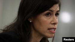 美国联邦通讯委员会（FCC）主席杰西卡·罗森沃塞尔（Jessica Rosenworcel）（媒体联访资料照）