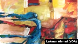 تابلۆیەکی لوقمان ئەحمەد لەسەر هێزی ژنان