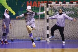 تمرین تیم ملی هندبال بانوان برای حضور در رقابت‌های جهانی اسپانیا