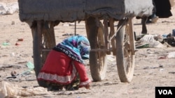 Thousands of children from all over the world remain detained in al-Hol Camp, despite repeated calls for countries to repatriate their nationals on Oct. 20, 2021 in al-Hol, Syria. (Ali Zeyno/VOA)