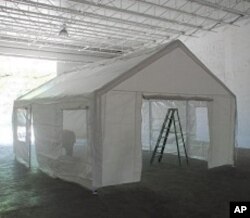 Antuan's tent design for Haiti