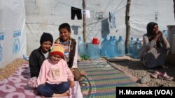 Many children are growing up in camps since they fled Islamic State militants, missing out on their education, pictured in Hassan Sham, Iraq on Feb. 21, 2019.
