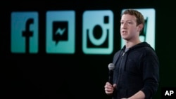 FILE - Facebook CEO Mark Zuckerberg talks about new features being rolled out by the social media giant.