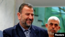 Салех аль-Арурі, один із лідерів ХАМАСу, в Каїрі, Єгипет, 12 жовтня 2017 р. REUTERS/Amr Abdallah Dalsh