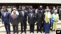 Heads of state and members of the Economic Community Of West African States (ECOWAS) pose for a photograph after attending the 39th ECOWAS Summit in Nigeria's capital Abuja (file photo).