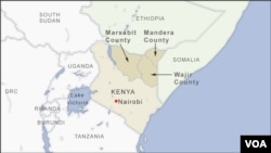 Wajir, Marsabit and Mandera counties