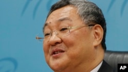 Fu Cong, direktur divisi pengendalian senjata di Kementerian Luar Negeri China, di Beijing, 6 Agustus 2019. 