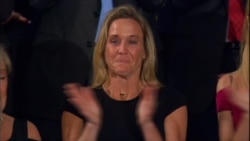 President Thanks Carryn Owens Widow of Spec Ops Officer Killed in Yemen