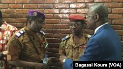 Colonel Sidangaré, le nouveau directeur de la justice militaire, en charge du dossier de l'assassinat de Thomas Sankara et du procès de leaders du putsch manqué. (VOA/Bagassi Koura)