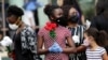 Protesters participate in a Black Lives Matter rally on Mount Washington in Pittsburgh on June 7, 2020, to protest the death of George Floyd.
