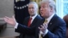 U.S. President Donald Trump speaks while meeting with China's Vice Premier Liu He in the Oval Office of the White House in Washington, April 4, 2019. 