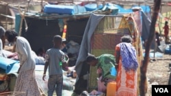 More than 46,000 people have fled the Tigray region in Ethiopia to Sudan. Dec. 10, 2020, in the Um Rakouba camp in Sudan. (Mohaned Bilal/VOA) 