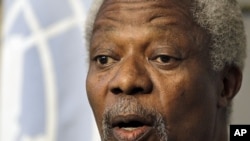 Kofi Annan, the U.N.- Arab League Joint Special Envoy for Syria, June 1, 2012. 