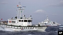 Patroli pengawas pantai Taiwan hampir berhadapan-hadapan dengan kapal Jepang dekat Senkaku-Diayou di Laut China Timur (foto: dok).