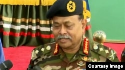 বাংলাদেশ সেনাবাহিনীর প্রাক্তন প্রধান জেনেরাল আজিজ আহমেদ। ফাইল ফটোঃ ১৬ ফেব্রুয়ারি, ২০২১। 