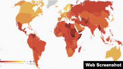 Индекс восприятия коррупции (Corruption Perceptions Index, CPI) за 2024 год. 