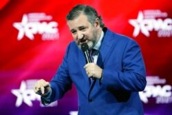FILE - Sen. Ted Cruz, R-Texas, speaks at the Conservative Political Action Conference, Feb. 26, 2021, in Orlando, Fla.