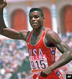 Carl Lewis won five gold medals and still holds the record for the indoor long jump.