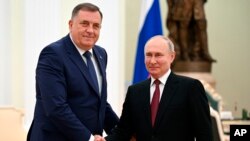 Milorad Dodik i Vladimir Putin