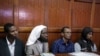 From left to right: defendants Rashid Charles Mberesero, Sahal Diriye Hussein, Hassan Aden Hassan and Mohamed Abdi Abikar, sit in the dock to hear their verdict at a court in Nairobi, Kenya, June 19, 2019.
