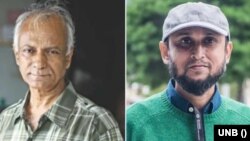 বাংলাদেশ শিল্পকলা একাডেমির মহাপরিচালক (ডিজি) সৈয়দ জামিল আহমেদ এবং অন্তর্বর্তী সরকারের সংস্কৃতি বিষয় উপদেষ্টা মোস্তফা সরওয়ার ফারুকী 