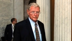 资料照：参议院军事委员会主席、资深共和党参议员英霍夫（Sen. Jim Inhofe, R-OK）
