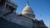 FILE - A U.S. flag flies near the dome of the U.S. Capitol in Washington, Feb. 25, 2025. 