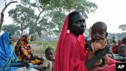 Sudanese refugees at the Yida camp in Unity State in South Sudan, November 16, 2011. The refugees fled fighting in Sudan's Southern Kordofan States