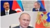 Presiden Azerbaijan Ilham Aliyev, Perdana Menteri Armenia Nikol Pashynyan dan Presiden Rusia Vladimir Putin. (Foto: Reuters)