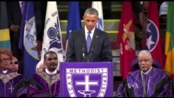Obama Delivers Eulogy for Slain State Senator