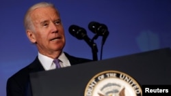 U.S. Vice President Joe Biden delivers remarks at a conference of the Center for New American Security think tank in Washington, June 20, 2016.