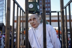 Rally to demand the release of Russian opposition leader Alexei Navalny in Berlin, Jan. 31, 2020.