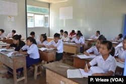Students study at a high school run by the Kachin Independence Army in Laiza, on the Myanmar-China border.