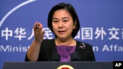Người phát ngôn Bộ Ngoại giao Trung Quốc Hoa Xuân Oánh.