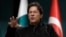 FILE - Pakistan's Prime Minister Imran Khan speaks during a joint news conference with Turkey's President Recep Tayyip Erdogan, in Ankara, Turkey, Jan. 4, 2019.