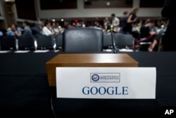 Порожній стілець представника компанії Google на слуханнях