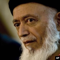 Former Afghan President Burhannudin Rabbani. (file photo)