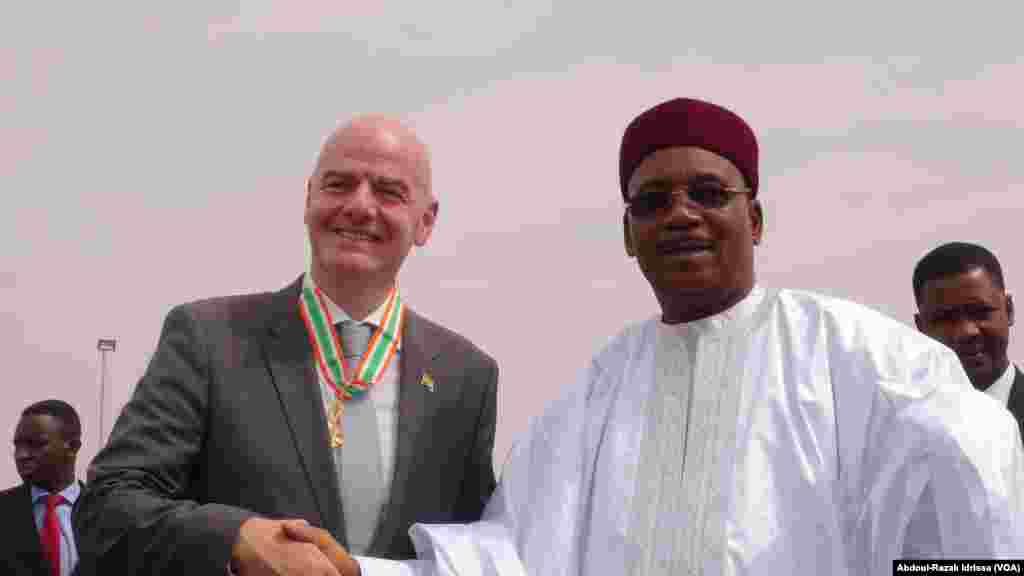 Ziyarar Shugaban Hukumar Kwallon Kafa Ta FIFA a Nijar