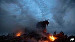 Pesawat Malaysia Jatuh di Ukraina Timur