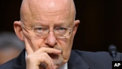 Director of National Intelligence James Clapper testifies on Capitol Hill in, March 12, 2013. 