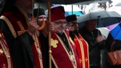 Біля меморіалу Голодомору у Вашингтоні пройшло урочисте вшанування загиблих внаслідок штучного голоду в Україні. Відео