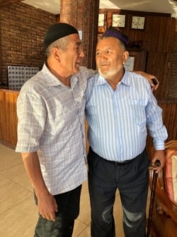 Sobiq siyosiy mahbuslar Cho'yan Mamatqulov and Isroiljon Xoldorov