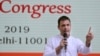 Congress Party president Rahul Gandhi, addresses the media after the release of Congress party's manifesto for the upcoming general elections, in New Delhi, India, Tuesday, April 2, 2019. 