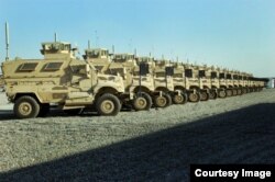 O'zbekistonga AQSh bronetransportyorlari Afg'onistondan emas, boshqa davlatlardagi bazalardan kelayotgani yo'q